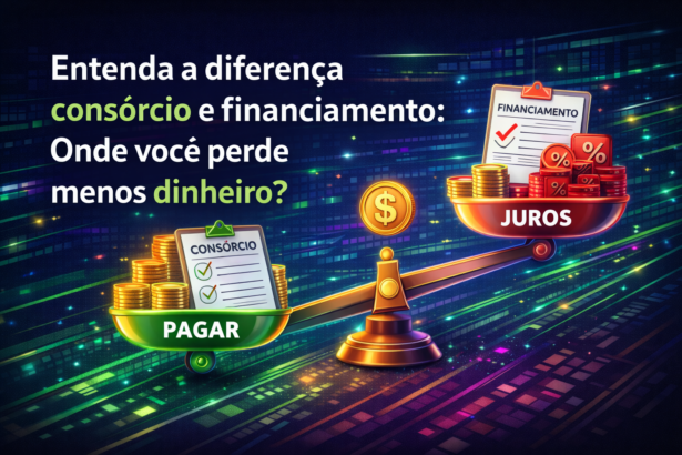 diferença consorcio e financiamento